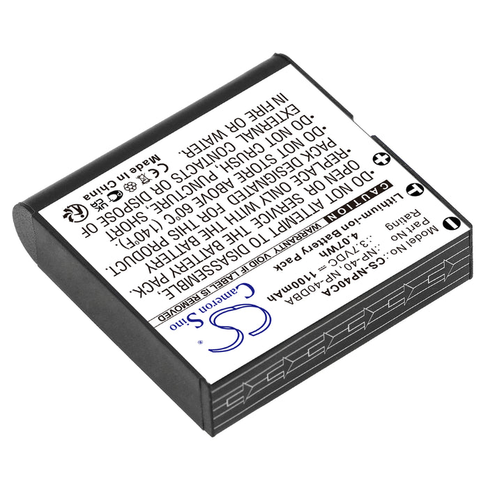 BenQ DC P500,P600,E510,E520,E520+,E610 Camera Replacement Battery