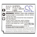 Pentax OptioS12,OptioS10,OptioA36 Camera Replacement Battery