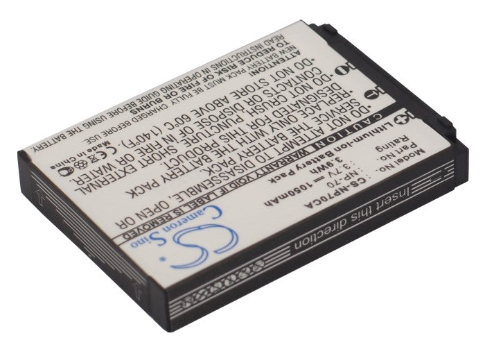 Casio Exilim Zoom EX-Z250BE Exilim Zoom EX-Z250GD Exilim Zoom EX-Z150 Exilim Zoom EX-Z250PK Exilim Zoom EX-Z250SR Exilim Zo Camera Replacement Battery
