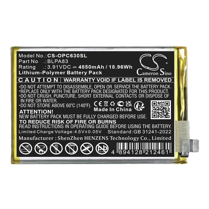 OPPO C61 C63 C65s RMX3939 Mobile Phone Replacement Battery