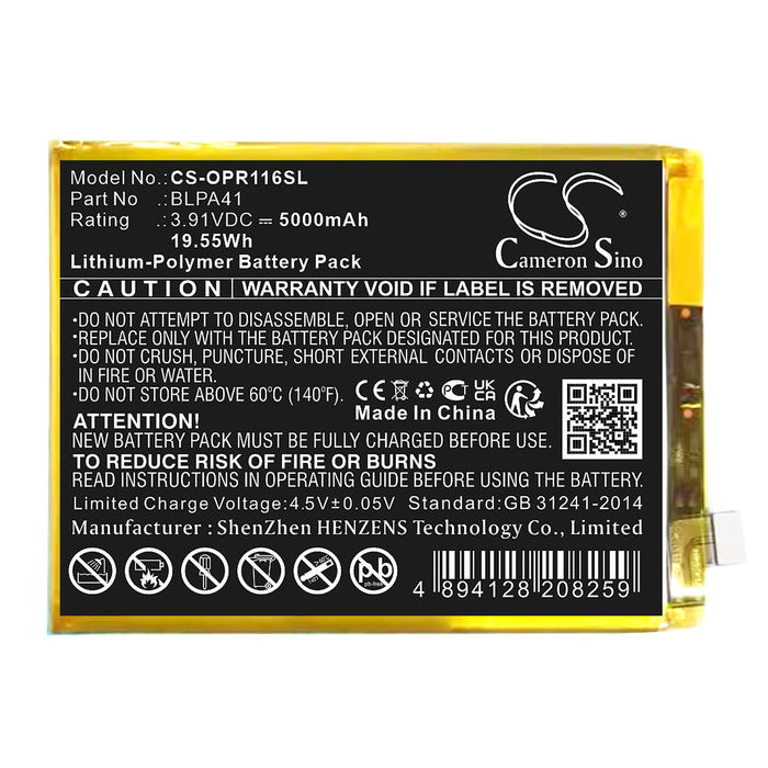 OPPO Reno 11F Reno 11F 5G Mobile Phone Replacement Battery