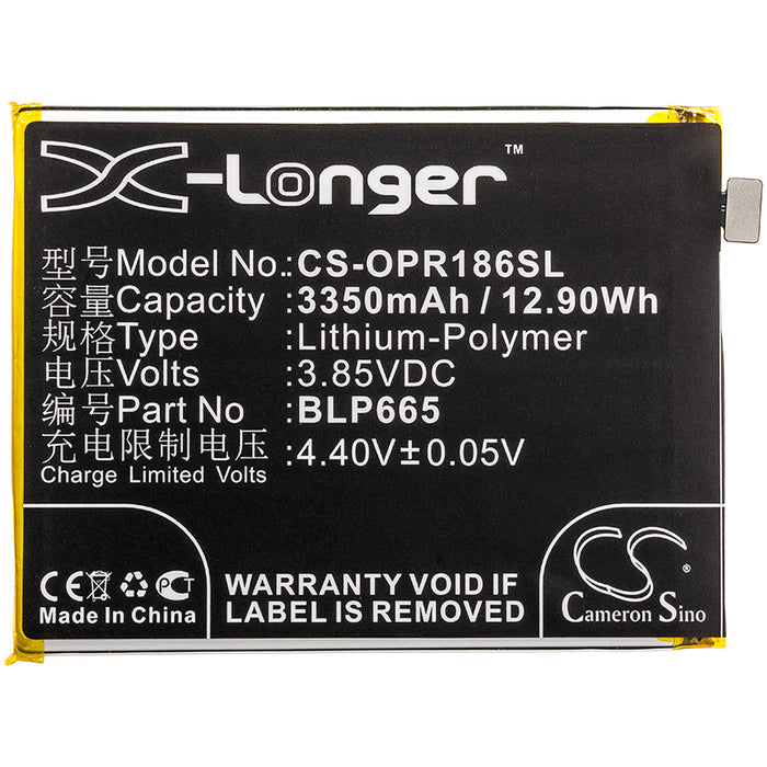 Oppo Realme 1 CPH1861 CPH1859 F7 Youth Mobile Phone Replacement Battery