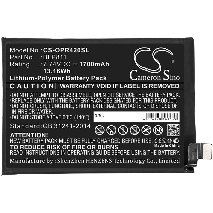 Oppo Reno4 SE,Reno5,Reno5k Mobile Phone Replacement Battery