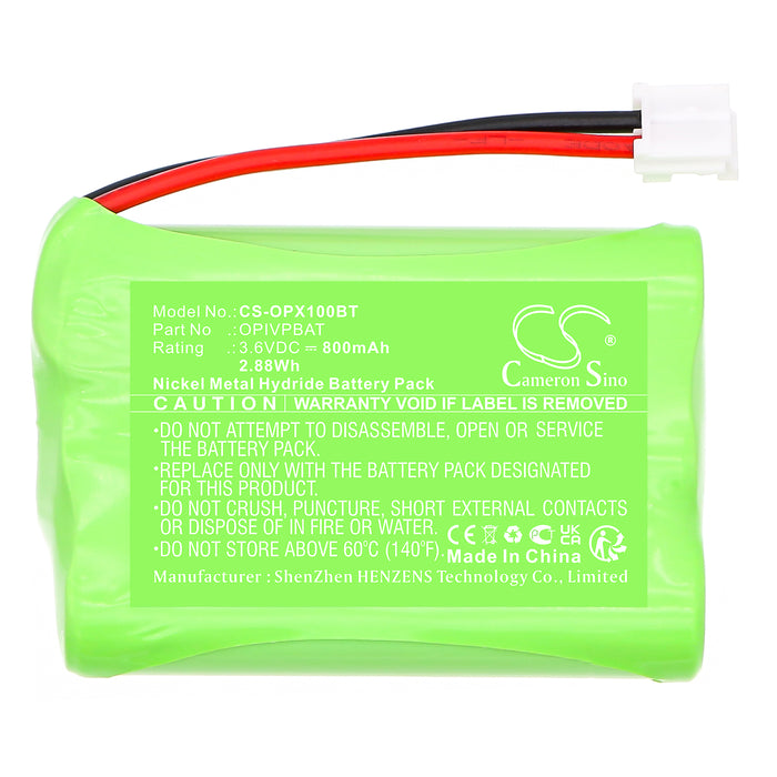 Optex iVision+ handheld monitor Alarm Replacement Battery