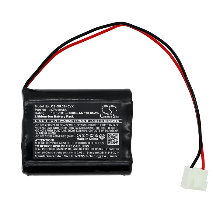 Oricom 040 Vacuum Replacement Battery