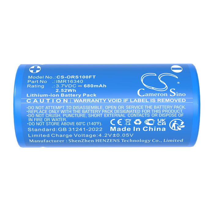 Olight Baton 3 Perun Mini S1R Baton II Flashlight Replacement Battery