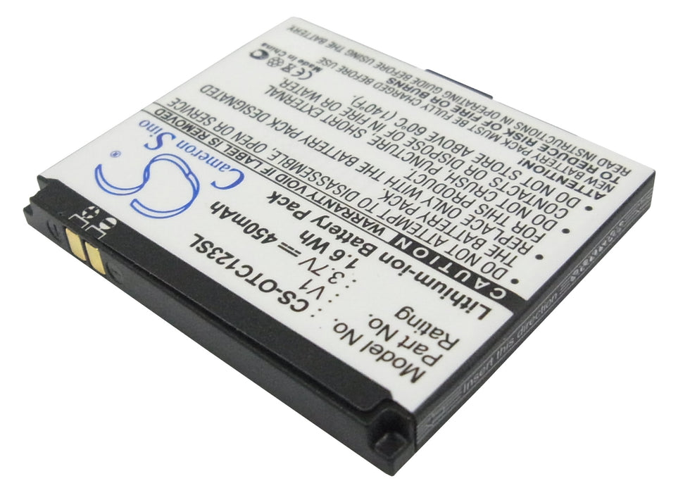 Alcatel OT-C123 OT-C123A Mobile Phone Replacement Battery
