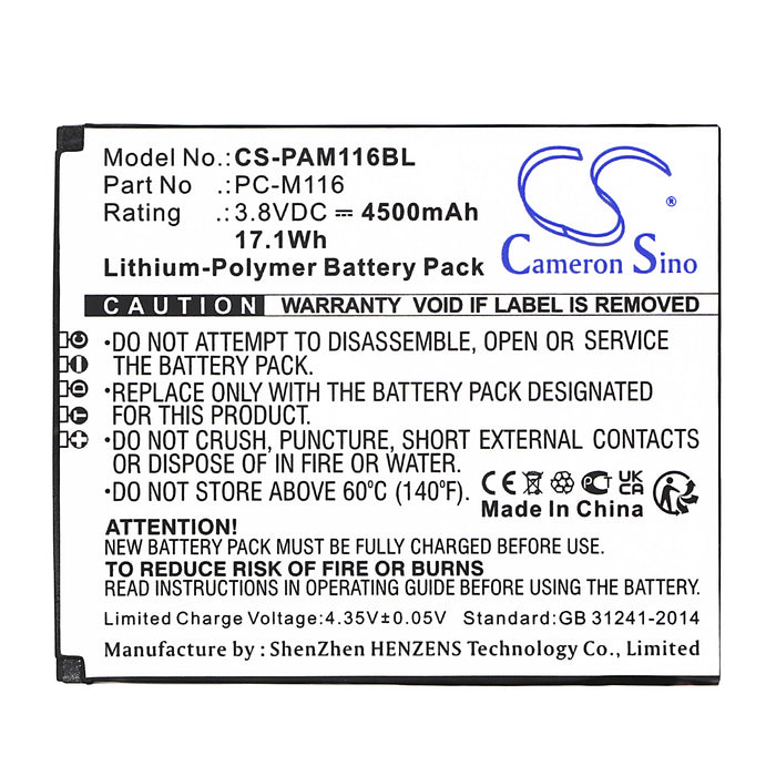 PAX X3S, X5 Payment Terminal Replacement Battery