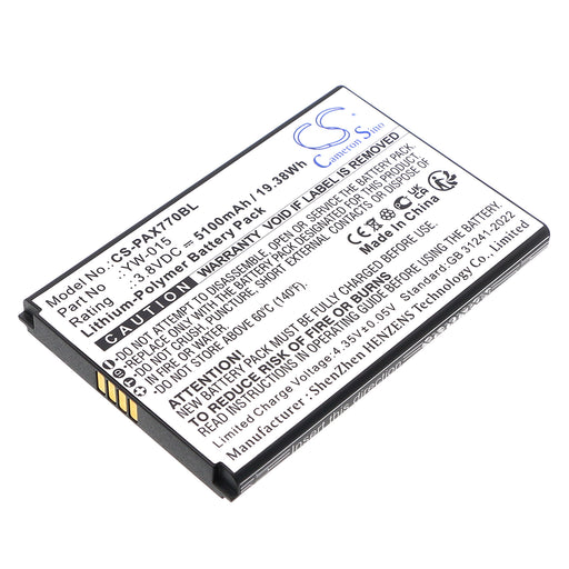 Pax A77 Payment Terminal Replacement Battery