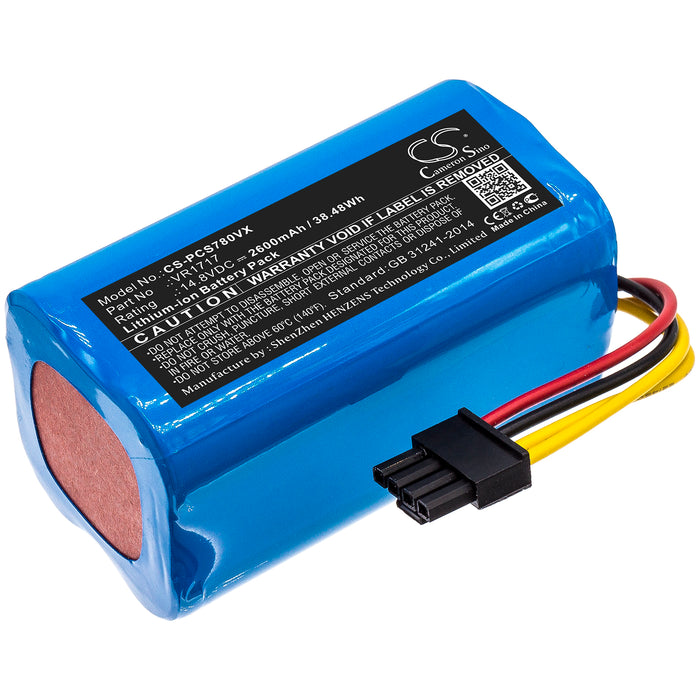 Battery Pack Rovus Rovus BL500N,BL500,BL517 2600mAh Vacuum Replacement Battery ...