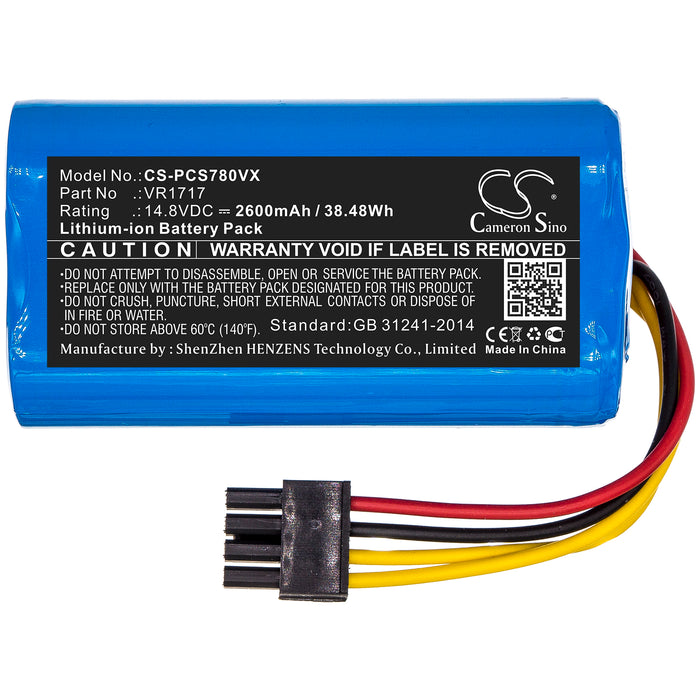 Rovus BL500N,BL500,BL517 2600mAh Vacuum Replacement Battery