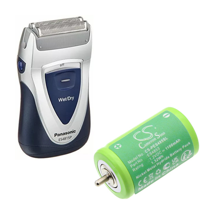 Panasonic ES4853 ES4853S ES4853W Shaver Replacement Battery