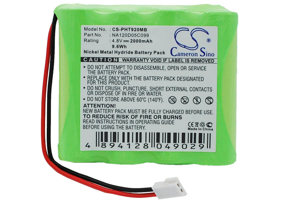 Audiofox AT22R Baby Monitor Replacement Battery