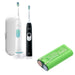 Technics HX6240 HX6263 HX6220 Sonicare HX6200 Waterpik SR-3000 &amp WP-900 Toothbrush Norelco TT2040 32 Sonicare HX6210 Toothbrush Replacement Battery