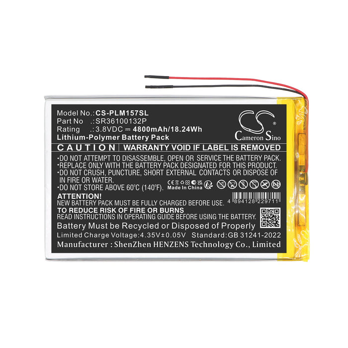 Polaroid MIDC157PCE MIDC157 Tablet Replacement Battery