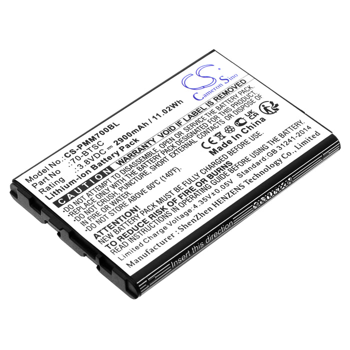 Point Mobile PM70 Barcode Replacement Battery