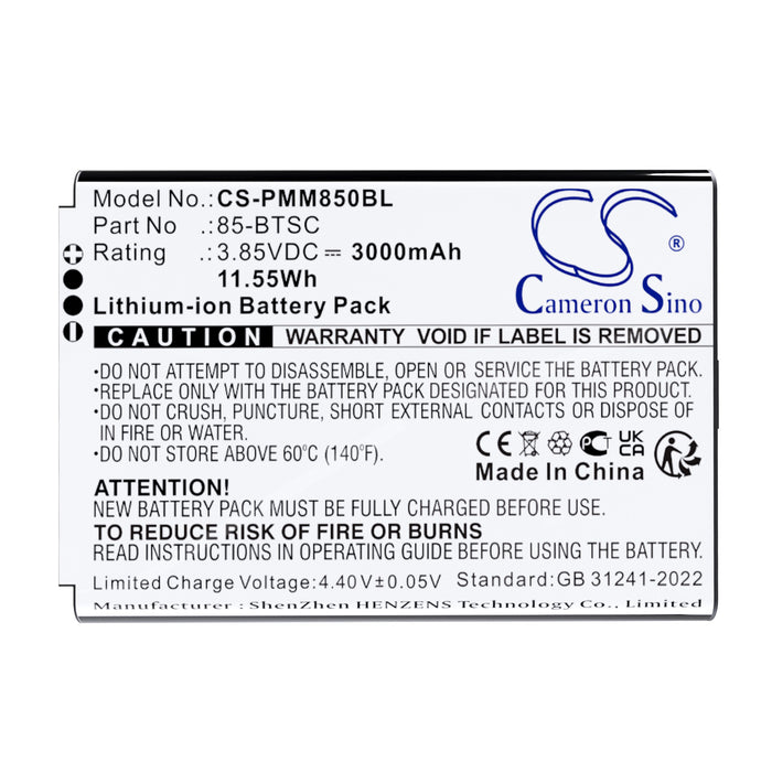 Point Mobile PM85 PM90 Barcode Replacement Battery