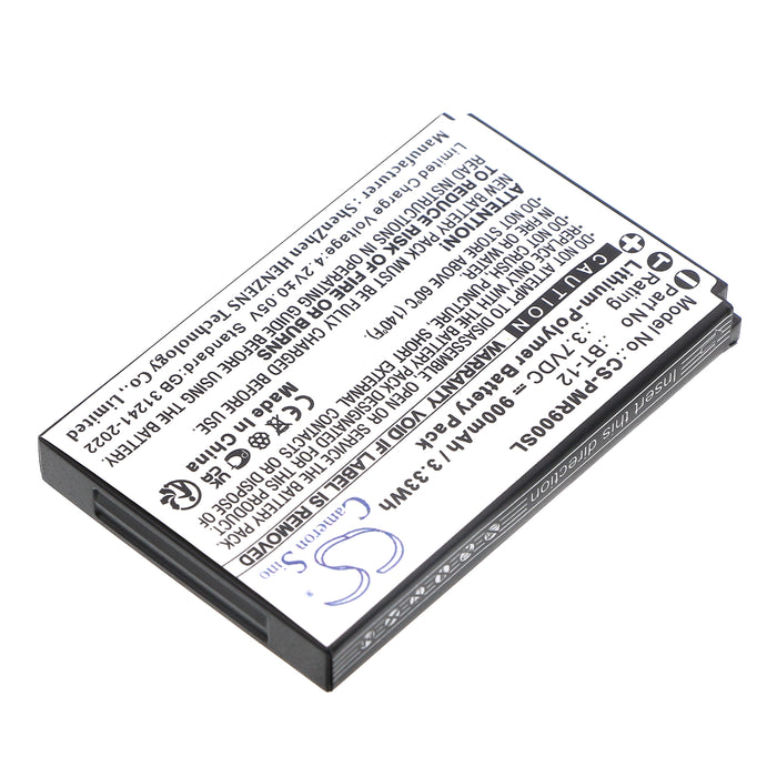 Pliant MicroCom XR MicroCom XR900 all-in-one headset Speaker Replacement Battery