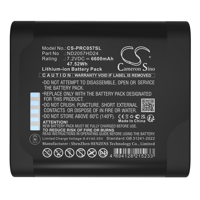 Siglent SHS800X HANDHELD DIGITAL OSCILLOSCOPE Survey Multimeter and Equipment Replacement Battery