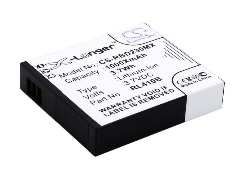 Rollei Actioncam 230 Actioncam 240 Actioncam 400 Actioncam 410 Camera Replacement Battery