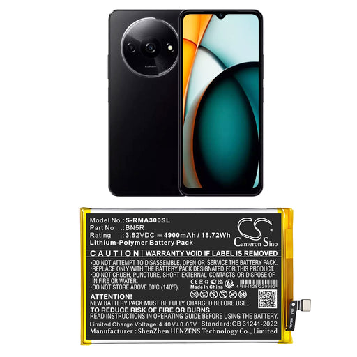 Poco 2312BPC51H 2312BPC51X C61 4G Mobile Phone Replacement Battery