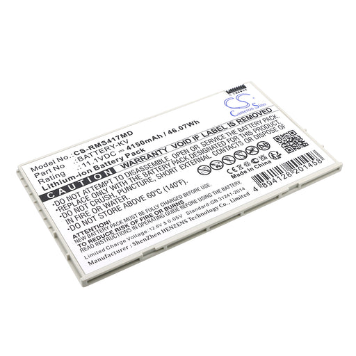 iRay Mars1417V, Mars1417V Flat Panel Detector, Mars1417V-TSI, Mars1717V, Mars1717V Flat Panel Detector, Mars1717V-PSI, Mar Medical Replacement Battery