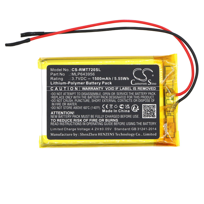 Rand McNally TND-720 GPS Replacement Battery