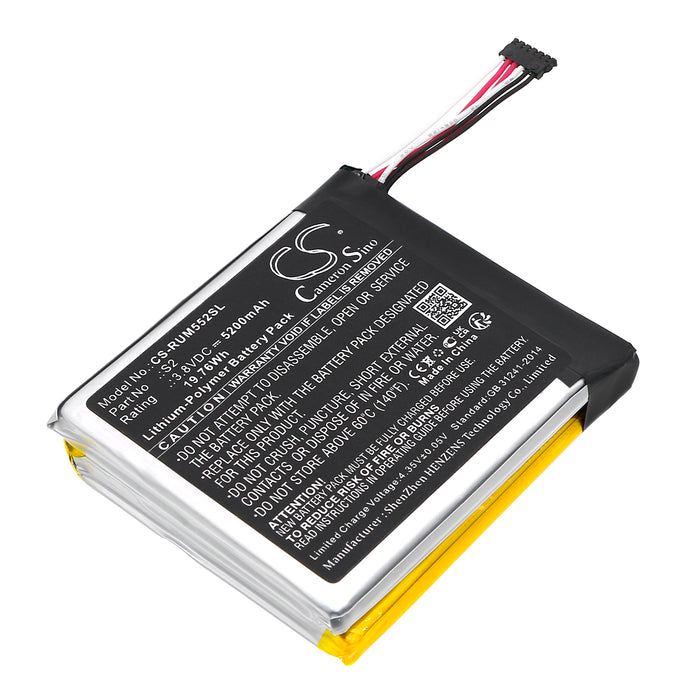 Riester 5UM5E5 2 Generation Video Doorbell 2nd Security System Replacement Battery