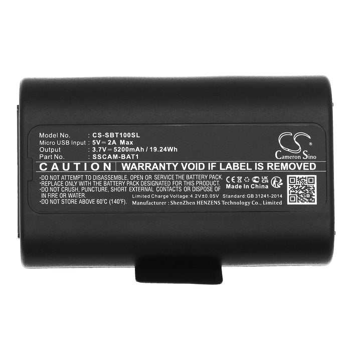 SimpliSafe Extra Outdoor Outdoor Smart Home Security Camera Security System Replacement Battery