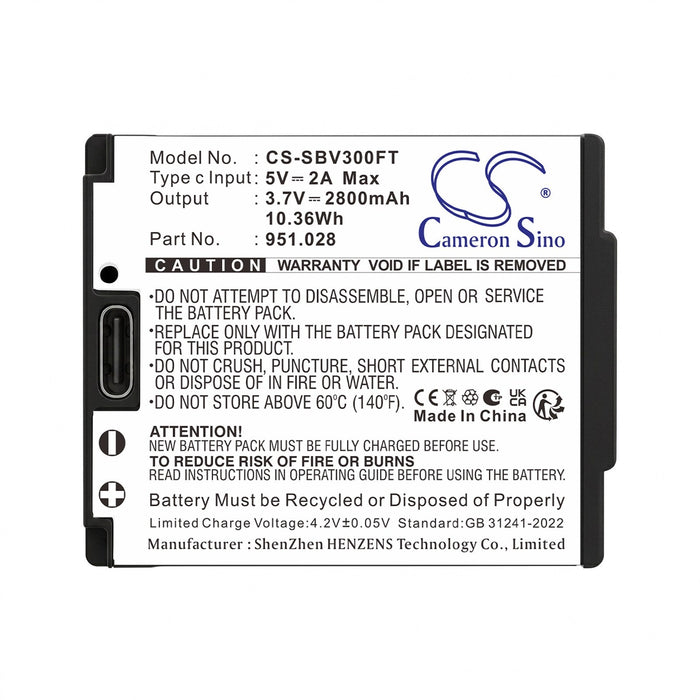 Suprabeam V3 Pro V4 Pro Flashlight Replacement Battery