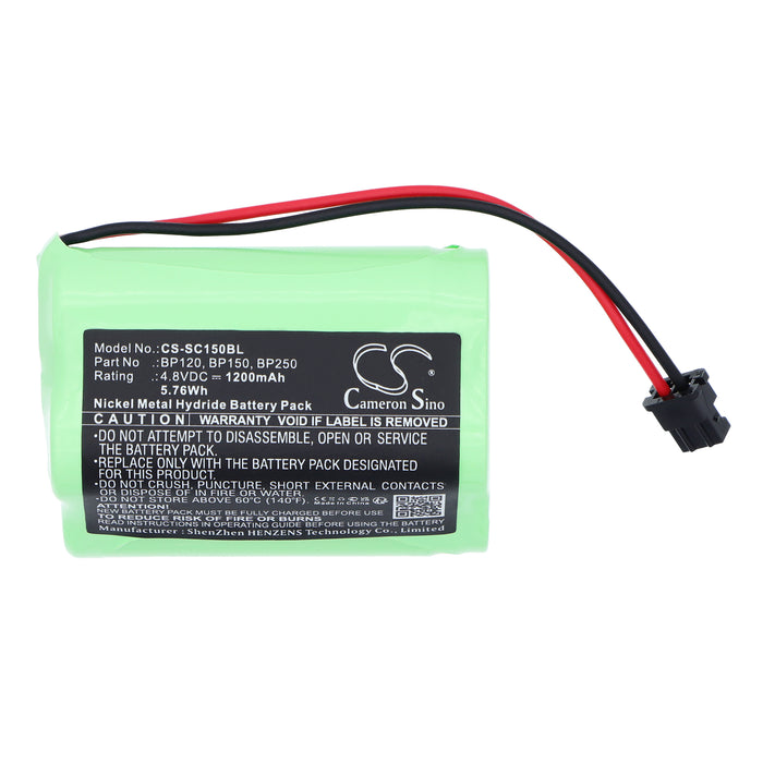 Bearcat BC120XLT,BC220XLT,BC230XLT,BC235XLT,BC245XLT Two Way Radio Replacement Battery
