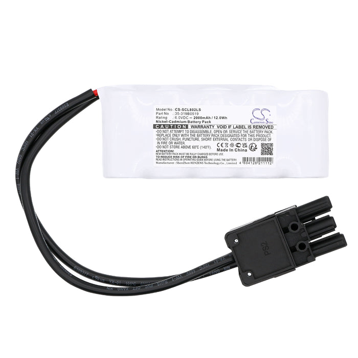 Schuch 8020 8021 Licht 2627 Emergency Light Replacement Battery