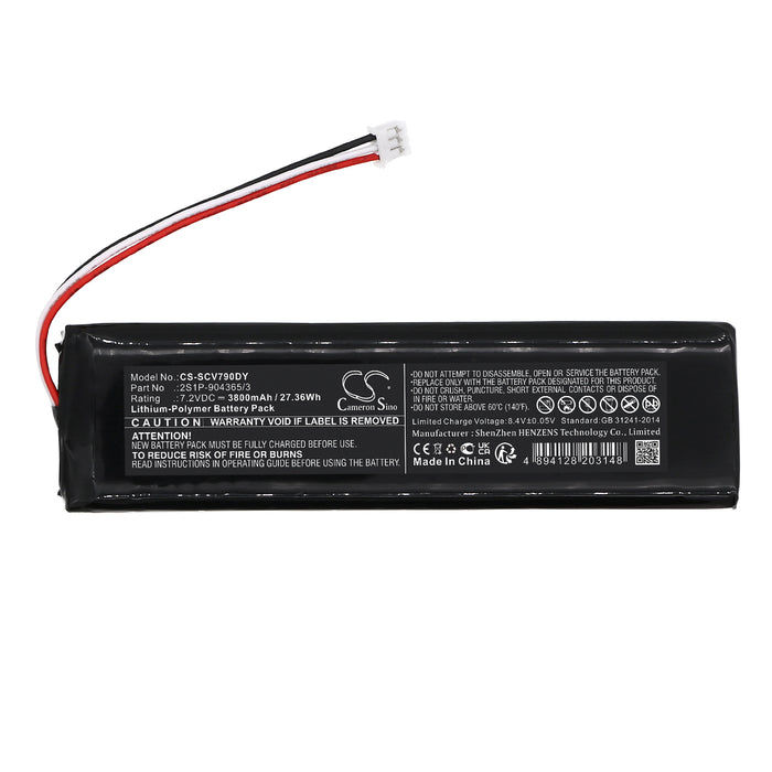 Sencor SPV7903T SPV-7903T DVD Player Replacement Battery