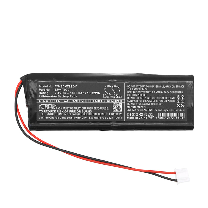 Sencor SPV7909 SPV-7909T DVD Player Replacement Battery