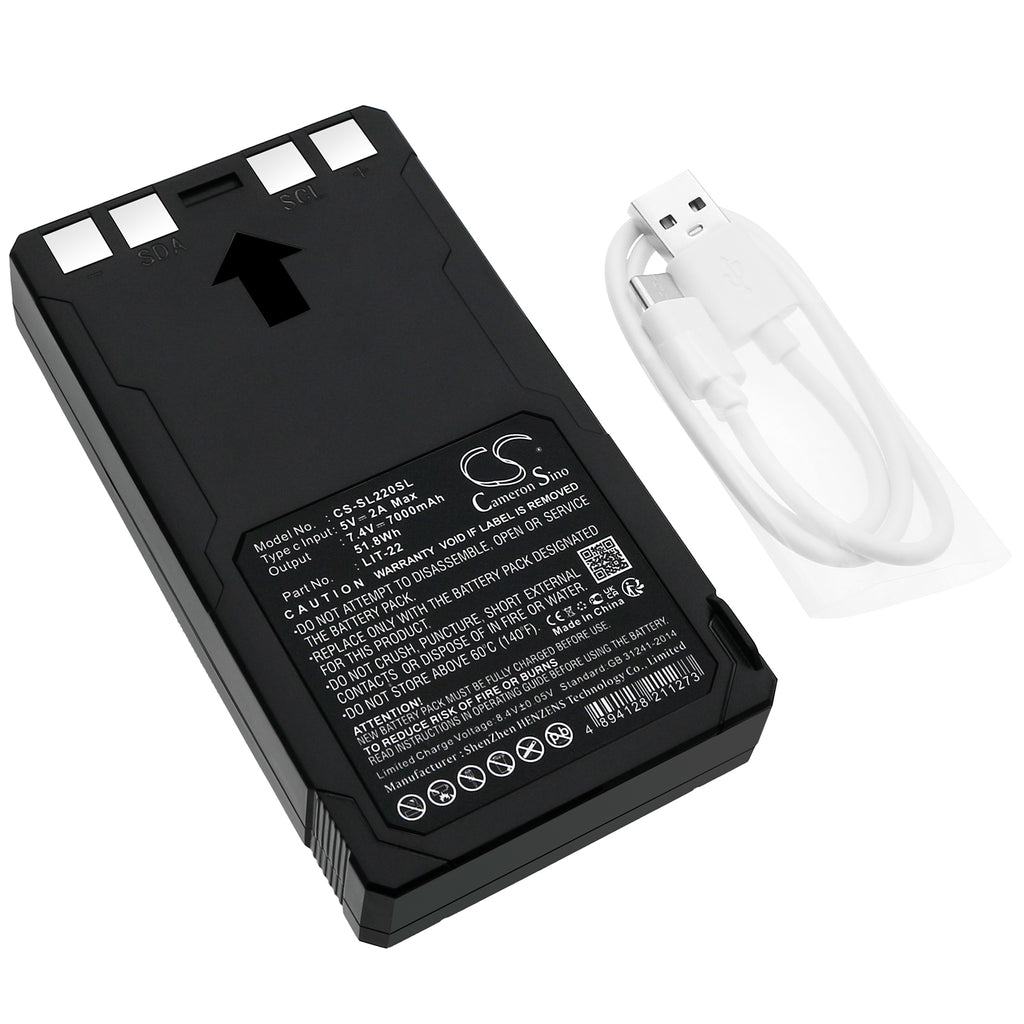 2 Batteries LIT-22 PRO Pour Caméras De Chasse Spypoint Flex - 7,7V, 7000 MAh - Compatibles Flex-G-36, Flex-M, Flex-S