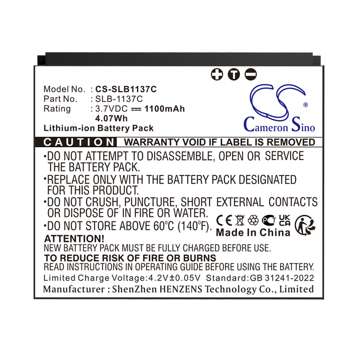 Samsung Digimax i7 Camera Replacement Battery