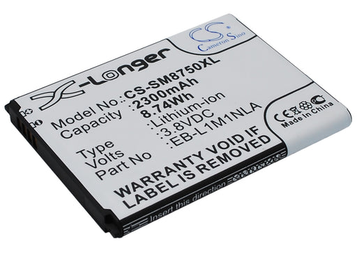 Samsung SCH-i930 GT-I8750 ATIV S ATIV S 16GB ATIV S 32GB GT-I8750 16GB GT-I8750 32GB Odyssey GT-I8370 SGH-T899M Mobile Phone Replacement Battery
