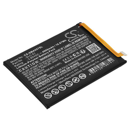 Samsung Galaxy A05s 2023, SM-A057F, SM-A057F/DS, SM-A057G/DSN, SM-A057M, SM-A057M/DS Mobile Phone Replacement Battery