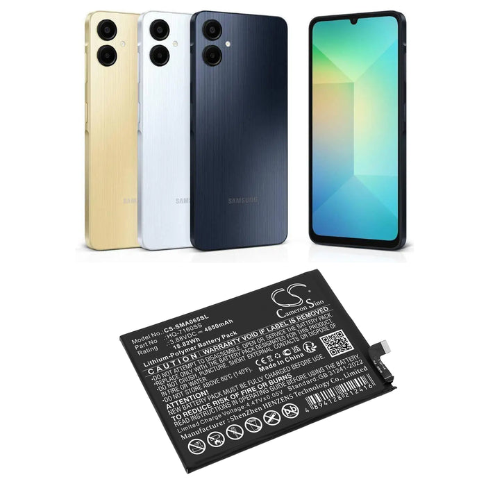 Samsung Galaxy A06 SM-A065F SM-A065F DS SM-A065M SM-A065M DS Mobile Phone Replacement Battery