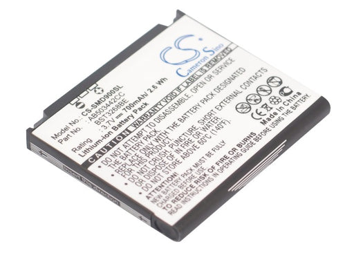 Samsung SGH-D908,SGH-D900,SGH-D900i,GH-E788,SGH-D900B,SGH-E788,SGH-E690,SGH-M359,SGH-E780,SGH-E783 Mobile Phone Replacement Battery