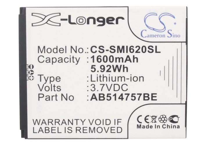 Samsung SGH-i620 SGH-i640 SGH-i640v Mobile Phone Replacement Battery