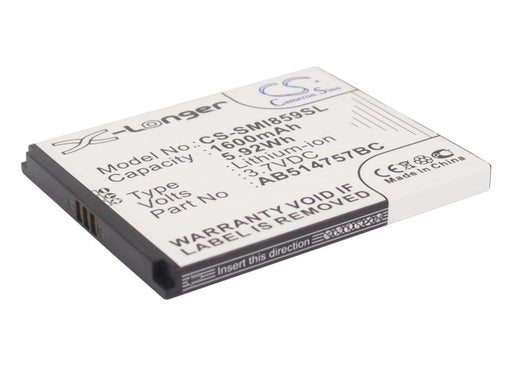 Samsung SCH-i859 SGH-I728A SGH-I740 Mobile Phone Replacement Battery