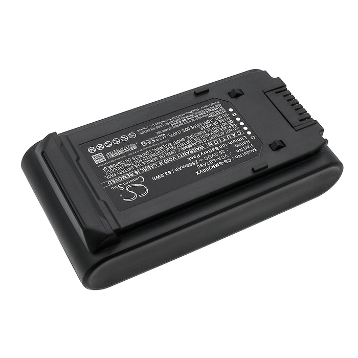 Samsung Bespoke Jet, Bespoke Jet Complete, VS20A95843W/SH, VS20A95843W/WA, VS20A95923B/AA, VS20A95923N/AA, VS20A95923W/A Household Replacement Battery