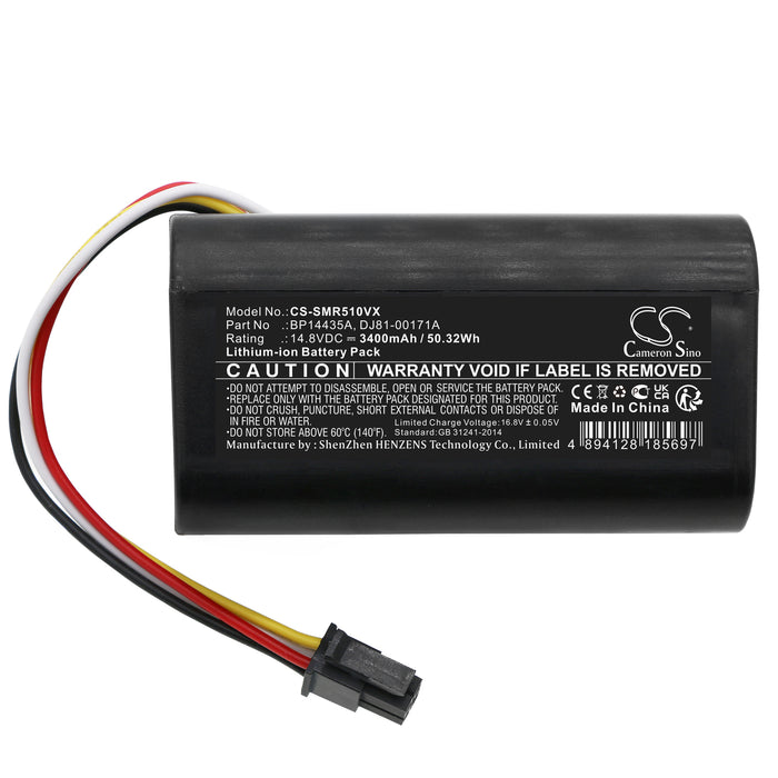 Midea i5,i5 Young,i5 Extra,i9 EYE,M6 3400mAh Vacuum Replacement Battery