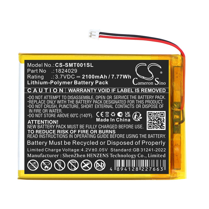 Somfy 1824029 TaHoma Pad io Tahomi Pad io Smart Home Replacement Battery