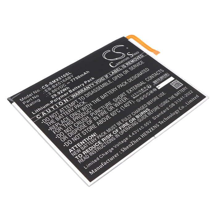 Samsung Galaxy Tab S9 FE SM-X510 SM-X510N SM-X516 SM-X516B SM-X516C SM-X516N SM-X518U Tablet Replacement Battery