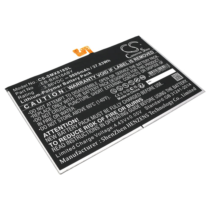 SONEL SM-X816N SM-X816 SM-X818A Tab S9+ SM-X810 SM-X818R4 SM-X816B SM-X818V SM-X810N SM-X818U Tablet Replacement Battery