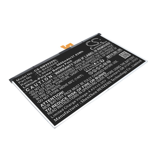 Samsung Galaxy Tab S10+, SM-X620, SM-X626, SM-X820, SM-X826B, SM-X826N, SM-X828, SM-X828U, Tab S10 FE+ Tablet Replacement Battery