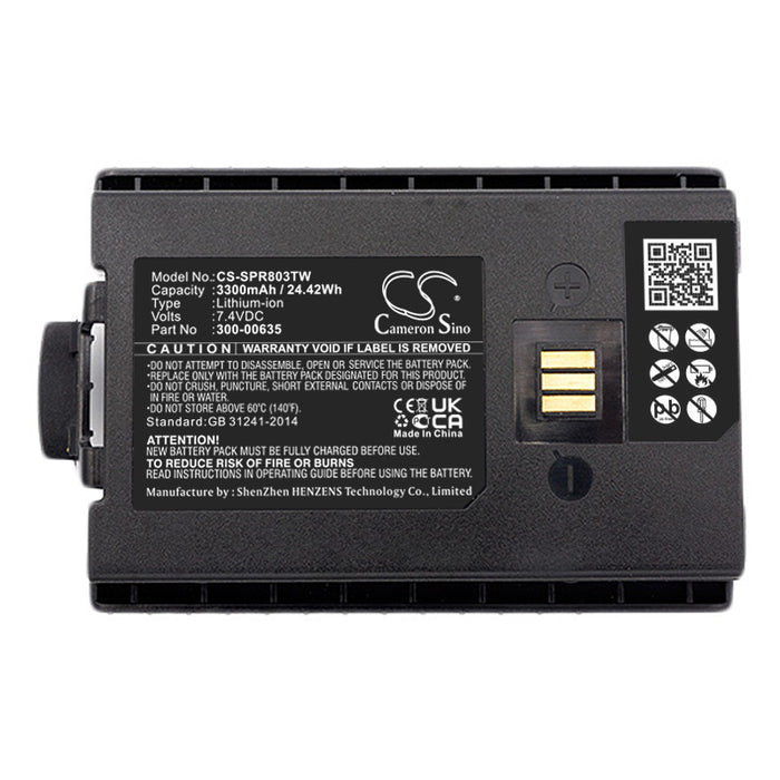 Teltronic HTT-500 3300mAh Two Way Radio Replacement Battery