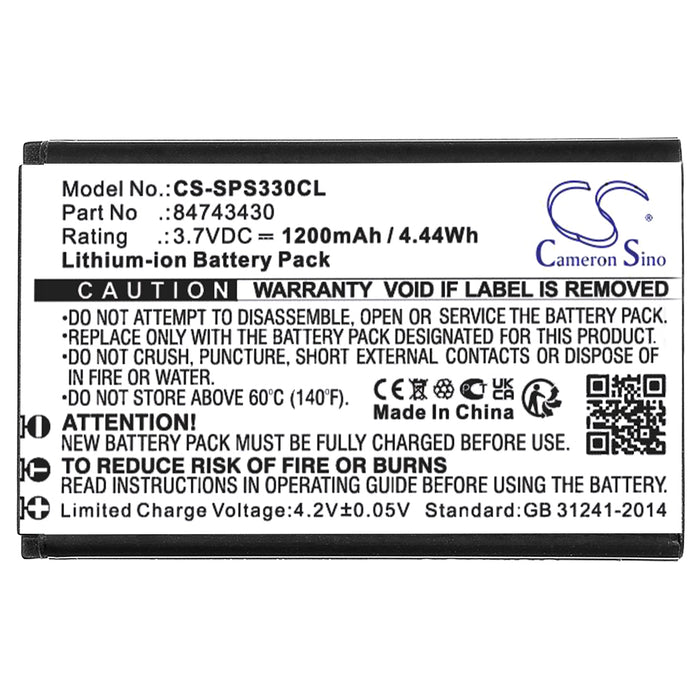 Spectralink S33, S33 DECT Cordless Phone Replacement Battery